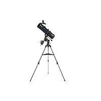 Celestron - AstroMaster 130EQ-MD Newtonian Telescope - Reflector Telescope for Beginners - Fully-Coated Glass Optics - Adjustable-Height Tripod - Bonus Astronomy Software Package