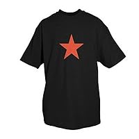 Fox Outdoor Products Themed One-Sided Imprinted Red Star T-Shirt