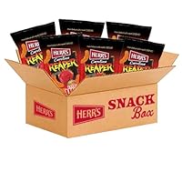 Herr's Snacks - Gluten-Free Spicy Snacks For Adults and Kids - Carolina Reaper Cheese Curls - 6 Ounce (Pack of 6)