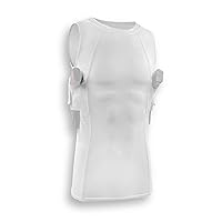 Men's Concealed Carry CCW Holster Muscle Undershirts, White or Black