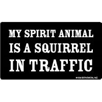 My spirit animal is a squirrel in traffic. *This is a bumper sticker