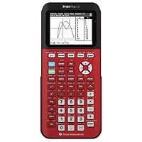 Texas Instruments 84 Plus CE Graphing Calculator - Red