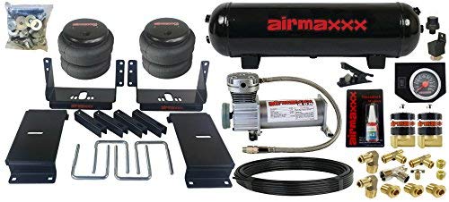 airmaxxx Universal Towing Load Level Kit w/Tank & in Cab Controls (Black Gauge)