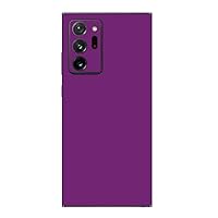 MightySkins Skin for Samsung Galaxy Note 20 Ultra 5G - Solid Purple | Protective, Durable, and Unique Vinyl Decal wrap Cover | Easy to Apply, Remove, and Change Styles | Made in The USA