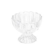 BESTOYARD 1 Pc Trifle Serving Dish Mini Dessert Cup Glass Dessert Cups Trifle Bowl Small Glass Desert Bowl Disposable Salad Bowls Glass Fruit Bowl Vintage Trifle Bowl Strawberry