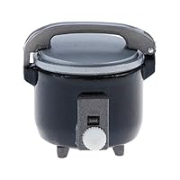 Studio one Dollhouse Miniature Mini Black Rice Cooker Kitchen Accessories Decoration