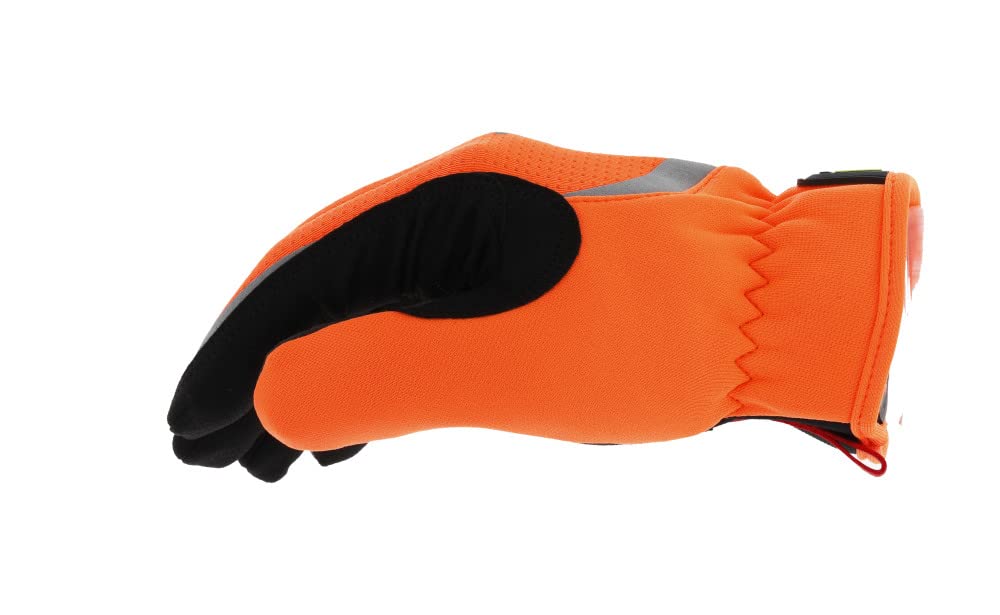 Mechanix Wear: Hi-Viz FastFit Work Gloves - Touch Capable (Medium, Hi-viz Orange)