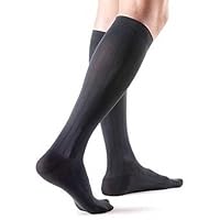 Mediven for Men 20-30mmHg Knee High Compression Socks : Black Size IV