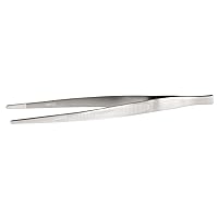 Mercer Culinary 18-8 Stainless Steel Chef Plating Tongs, Straight Tip, 6-1/8 Inch