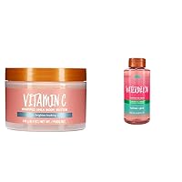 Vitamin C Whipped Shea Butter and Watermelon Hydrating Body Wash Bundle, 8.4oz and 18oz