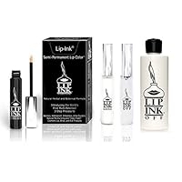 Lip Ink Organic Vegan 100% Smearproof Liquid Lip Kit - Cognac Lo