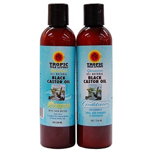 Tropic Isle Living Jamaican Black Castor Oil Shampoo & Conditioner