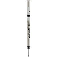 Ballpoint Pen, Water-Based Refill, Medium, Medium Point, 338, Black, Set of 2