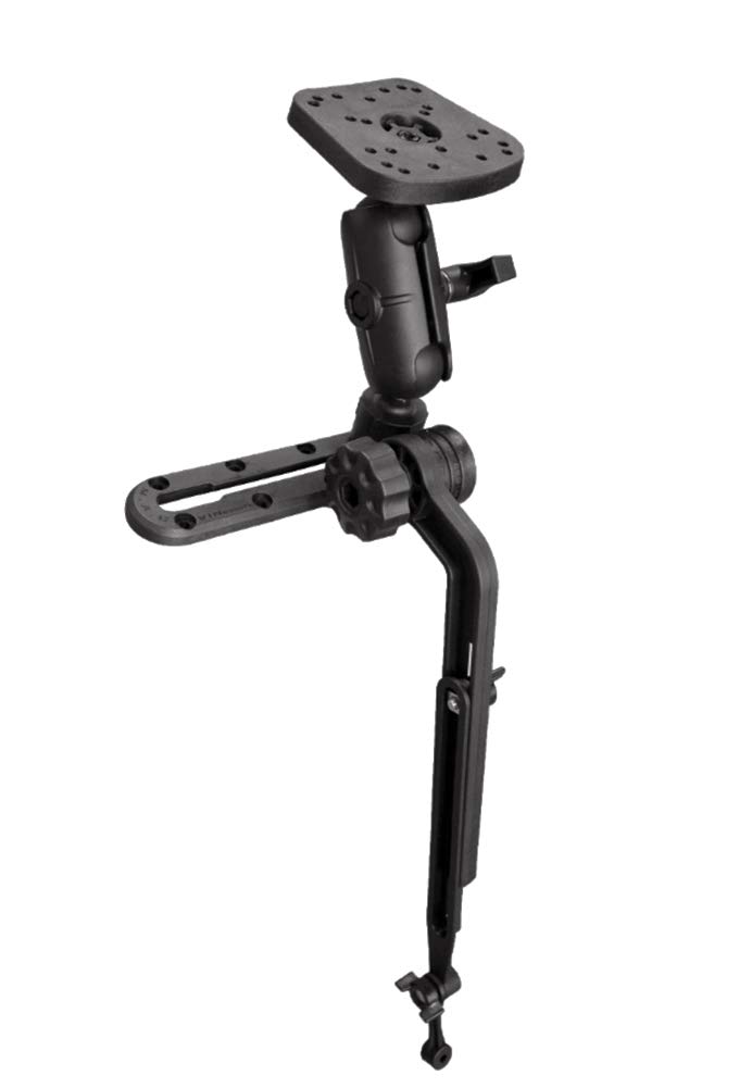 Kayak/SUP Transducer Mounting Arm with Marine Electronics Ball Mount Base Adapter, Compatible with Scotty, Garmin Lowrance Fish Finder