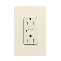 Eaton WFTRCR15-LA-SP-L Wi-Fi Smart Receptacle Works with Alexa, Light Almond – A Certified for Humans Device