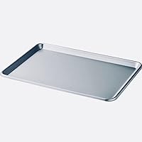 Half Size 20 Gauge Stainless Steel Sheet Baking Pan, Open Bead Rim Bun Pan, Professional, Commercial, and Industrial Grade Pan by Tezzorio