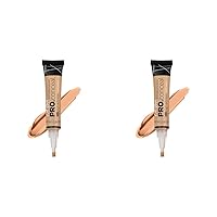 L.A. Girl Pro Concealer, Natural, 0.28 Ounce (LAX-GC972-A) (Pack of 2)