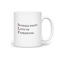 Espresso Mugs-Latte Mugs-Worlds Best Dad Mug-11 OZ-Best Friend Mug-Speech-Language Pathologist Gift Lots Of Paperwork Mug