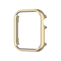 My Pretty Strap XOXO Cover Compatible with Apple Watch 38/40/41/42/44/45/49mm, Stainless Steel Metal Gold for Women