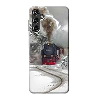 jjphonecase R1509 Steam Train Case Cover for Samsung Galaxy A14 5G