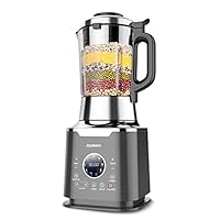 Multifunctional Cooking Blender,High-Speed Countertop Blender JD-D16 with stew pot, Soybean milk maker, Hot and Cold, 9 One Touch Programs with 12H Delay Cook, 1200W, 59 Oz, Shakes and Smoothies, Nut Butters, Soups