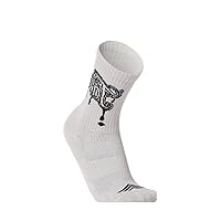 3 Pairs Light Gray Ankle Pattern Thickened Bottom Sock Size Regular #MNBP