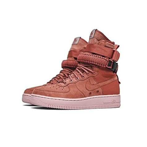 Nike W SF AF1 Womens Fashion-Sneakers 857872-202_11.5 - Dusty Peach/Dusty Peach-Particle Pink