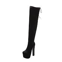 Women Platform and Super Stiletto Long Boots Over the Knee Boots