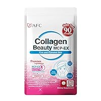 AFC Japan Collagen Beauty MCP-EX with Marine Collagen Peptide, 1.5X Better Absorption Than Other Collagen, for Anti-Aging, Skin, Hair, Nails, Bone and Joints, for Women & Men, 90 Days Supply