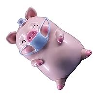 BESTOYARD 1pc Piggy Dessert Decoration Micro Landscape Pig Animal Toys for Infant Dessert Picks Mini Pig Statue Pig Statues Mini Piggy Toy Pink Pig Figurine Baby Resin Collection Cake