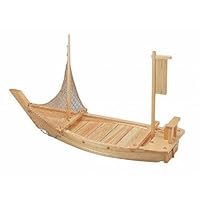 Morikomi Boat (Made in Japan) (Net Sold Separately), 3 Shaku 5 Size [110 x 36.8 x 22.4 cm] Wooden Products (7-723-10), Restaurant, Ryokan, Japanese Tableware, Commercial Use