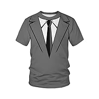Men's Tuxedo Shirts Suit Shirt Funny Unisex T-Shirt Novelty Tux Tee Clothing