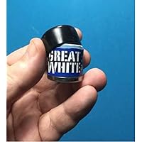 Great White Pool Cue Stick Chalk Billiards - Thresher Blue Single
