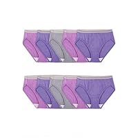 Ladies Heather Hi-Cut Panty Assorted Color - Size 7 - Pack of 10
