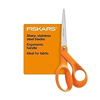 Fiskars Original Orange-Handled Scissors - Ergonomically Contoured - 8