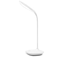YOUKOYI LED Desk Lamps for Home Office, Rechargeable Battery Operated White