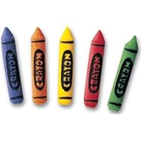 Crayons Sugar Decorations for Cakes and Cupcakes Food Decorations 24 count