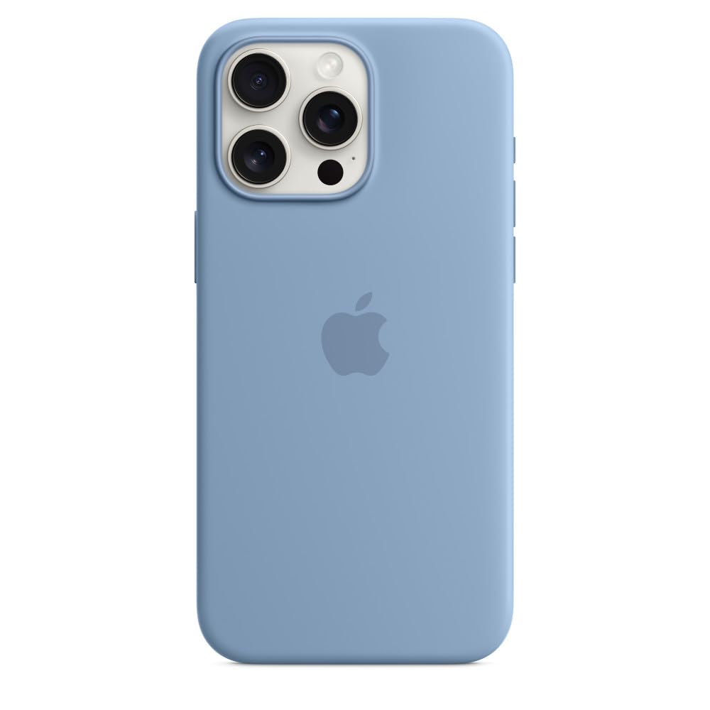 Apple iPhone 15 Pro Max Silicone Case with MagSafe - Winter Blue ​​​​​​​