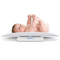 Digital Baby Scale with Hold Function, Pet Scale, Muti-Function Toddler Scale,Infant Scale Measure Adult/Puppy/Cat/Dog Weight (lb/kg/oz) and Height Track, LCD Display