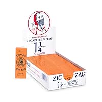 ZIG ZAG IMPORTED FRENCH CIGARETTE PAPERS 1 1/4 SIZE (Size: Compatible with Box)