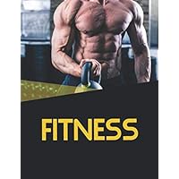 Fitness: Daily Workout Journal | Bodybuilder Workoout Book | Weightlifter Meal Planner | Strength Training Workout | Weekly Meal Planner