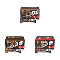 MET-Rx Big 100 Colossal Protein Bar Variety Pack - 9 Peanut Butter Pretzel + 9 Fruity Cereal + 9 Vanilla Caramel Churro: Healthy Meal Replacement, 30G+ of Protein with Vitamin A, Vitamin C and Zinc