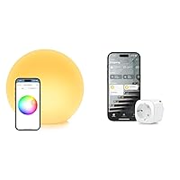 Eve Flare - Portable Smart LED Ball Light, Water Resistant & Energy (Matter) - Smart Socket, App and Voice Control