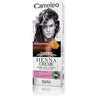 Henna Creme Herbal Hair Coloring Cream 6.3 Golden Chesnut 0% Ammonia Oxidationts