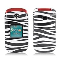 Aimo SAMR270PCIM005 Durable Hard Snap-On Case for Samsung Chrono 2/Contour 2 R270 - 1 Pack - Retail Packaging - Zebra