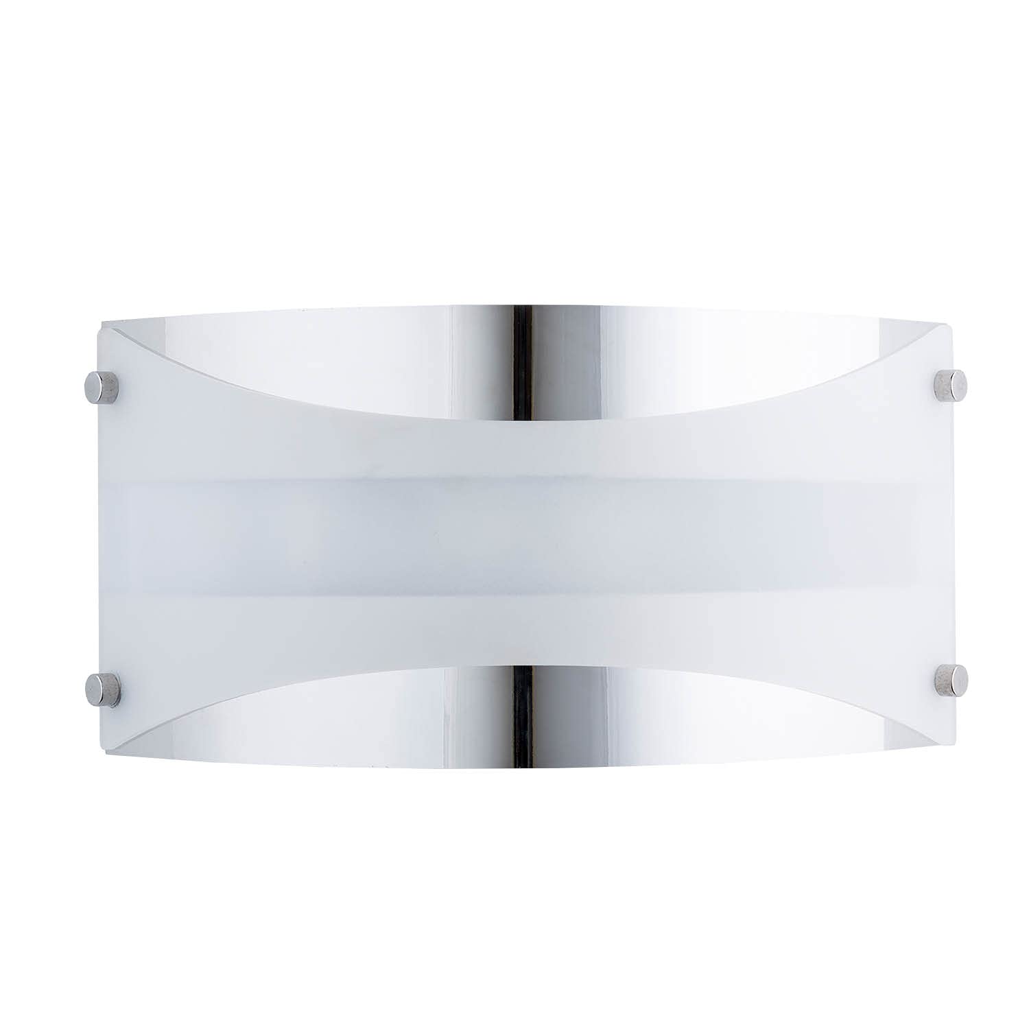 Acciaio Wall Sconce One-Light Lamp Brushed Nickel with White Diffuser - Linea di Liara LL-SC6-BN