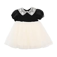 Girls' lace dress 2022 summer new Korean children's fashionable mesh skirt baby exotic princess skirt