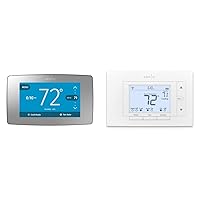 Sensi Touch Smart Thermostat by Emerson with Touchscreen Color Display + Emerson Sensi Wi-Fi Smart Thermostat for Smart Home