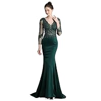 Gerrit Sequin Long Oversized Women's Performance Dress, Banquet Evening Dress