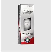 Titleist Pro V1x Performance Alignment Golf Balls (White/Black, 3pk) 1 Sleeve 2023